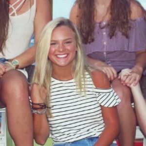 Striped off shoulder knit top